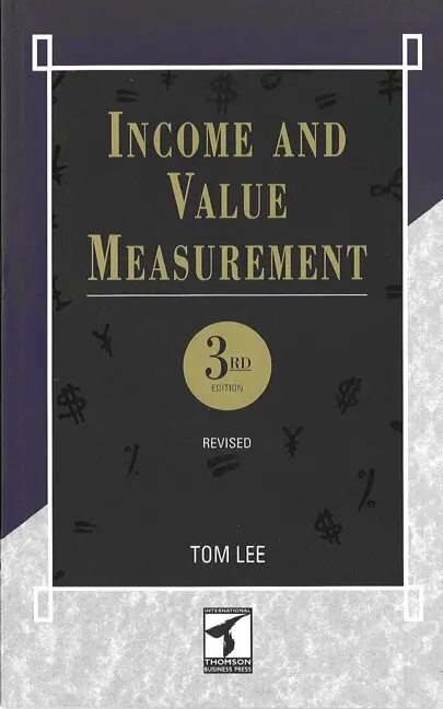 Tom Lee - Income and Value Measurement, Häftad. Tillgänglighet: Lägg i varukorg