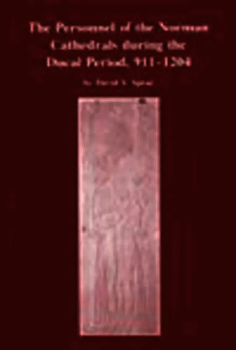 David S. Spear - Personnel of the Norman Cathedrals, 911-1204, Inbunden. Tillgänglighet: Tillfälligt slut