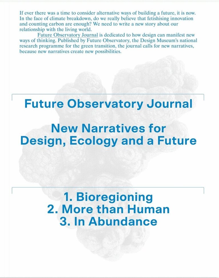 Future Observatory Journal, Häftad