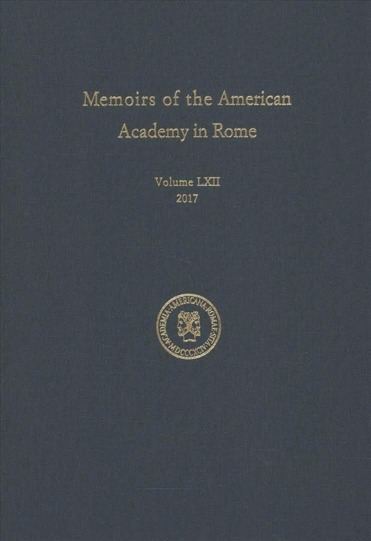 Kimberly Bowes - Memoirs of the American Academy in Rome, Vol. 62 (2017), Inbunden. Tillgänglighet: Tillfälligt slut