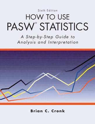 Brian. C. Cronk, Brian C. Cronk - How to Use Pasw Statistics, Häftad