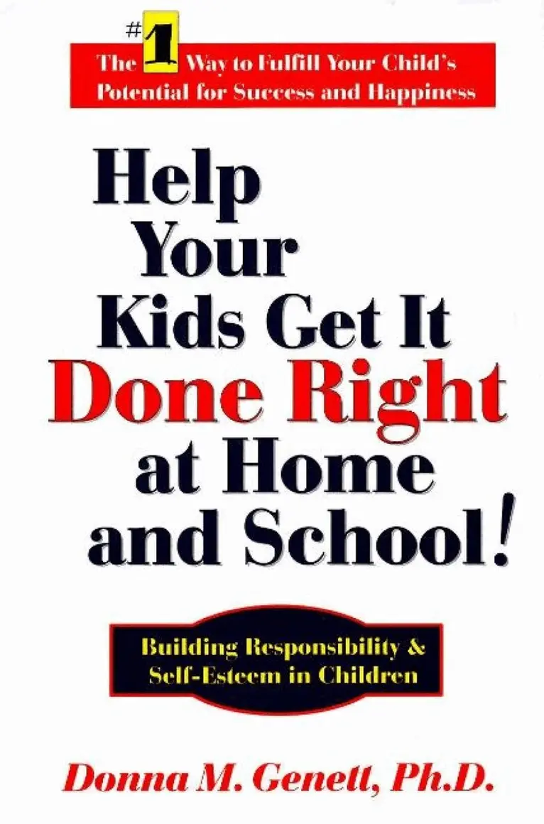 Donna M Genet - Help Your Kids Get it Done Right at Home & School!, Inbunden. Tillgänglighet: Lägg i varukorg