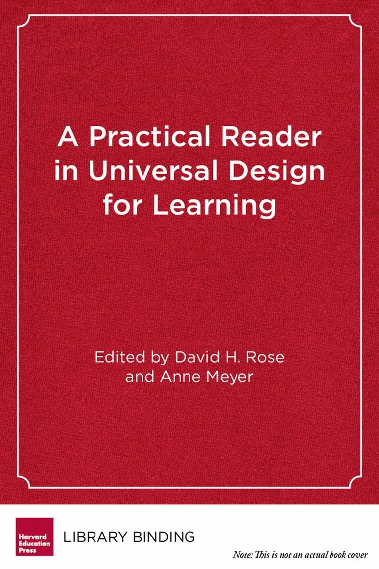 David H. Rose, Anne Meyer - Practical Reader in Universal Design for Learning, Inbunden. Tillgänglighet: Tillfälligt slut