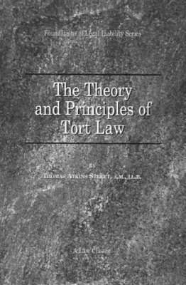 Thomas Atkins Street - Theory and Principles of Tort Law, Häftad. Tillgänglighet: Lägg i varukorg