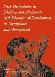 Sleep Disturbance in Children and Adolescents with Disorders of Development