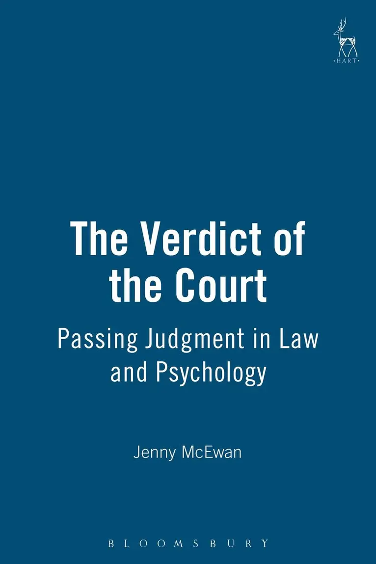 Jenny McEwan - Verdict of the Court, Inbunden. Tillgänglighet: Lägg i varukorg