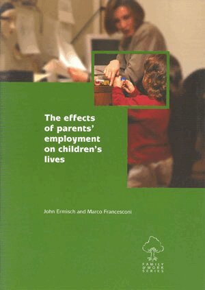 John F. Ermisch, Marco Francesconi - effects of parents' employment on children's lives, Häftad. Tillgänglighet: Tillfälligt slut
