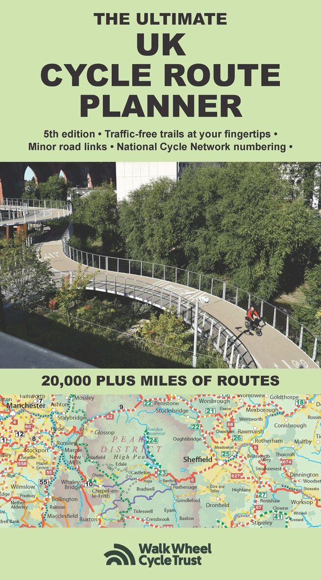 Richard Peace - Ultimate UK cycle route planner - map, Häftad