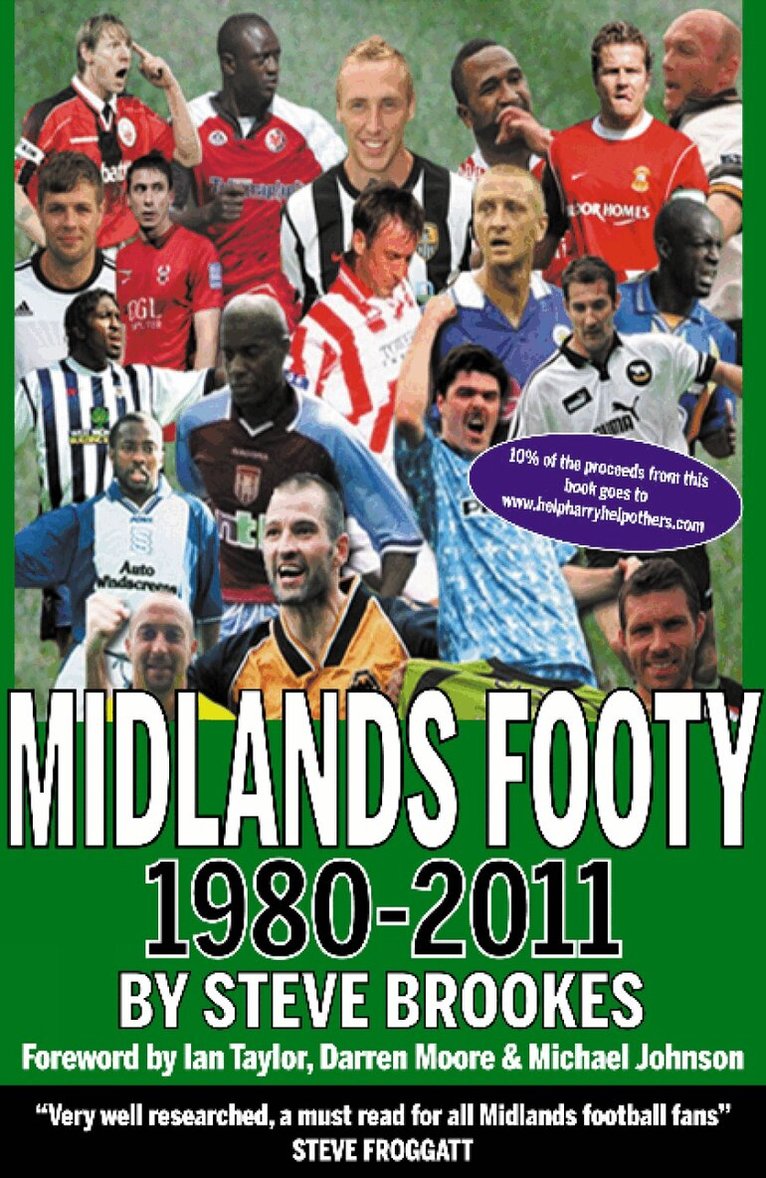 Steve Brookes - Midlands Footy, Häftad