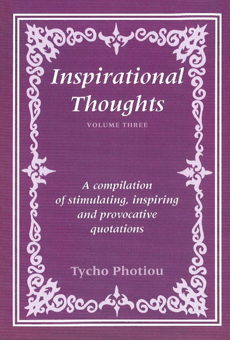 Tycho Photiou - Inspirational Thoughts, Häftad
