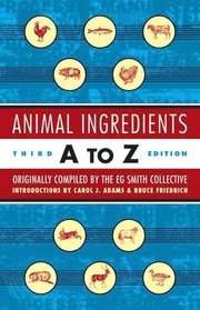 Animal Ingredients A To Z 3ed