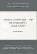 Benedikte Naubert (1756-1819) and Her Relations to English Culture