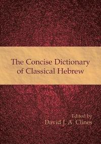 The Concise Dictionary of Classical Hebrew
