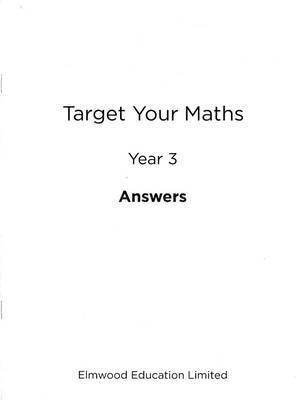 Stephen Pearce - Target Your Maths Year 3 Answer Book, Häftad