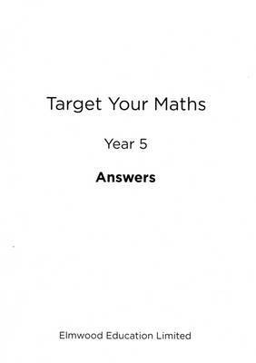 Stephen Pearce - Target Your Maths Year 5 Answer Book, Häftad