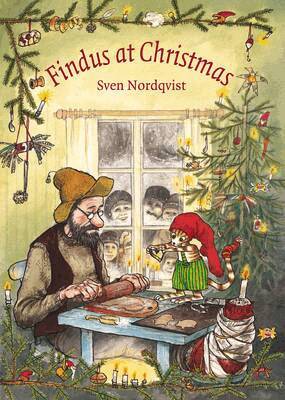 Sven Nordqvist - Findus at Christmas, Inbunden