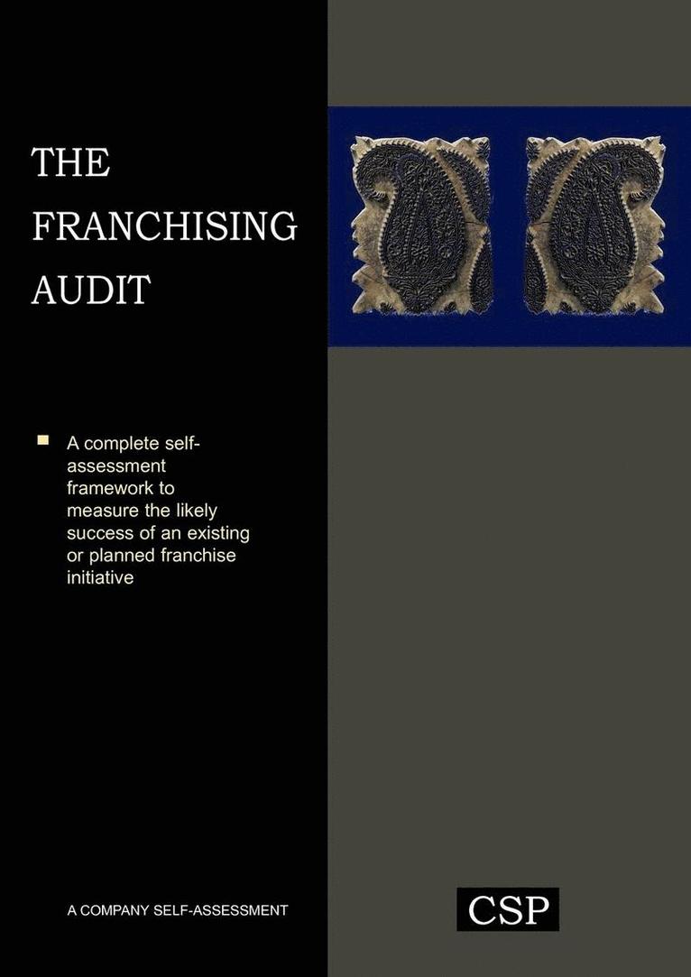 David C Taube - Franchising Audit, Häftad
