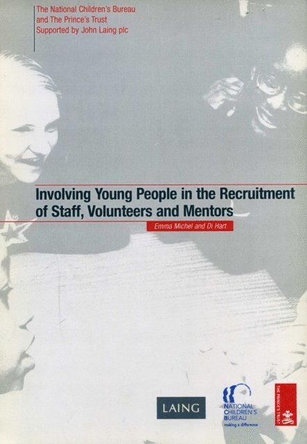 Di Hart, Emma Michel - Involving Young People in the Recruitment of Staff, Volunteers and Mentors, E-bok