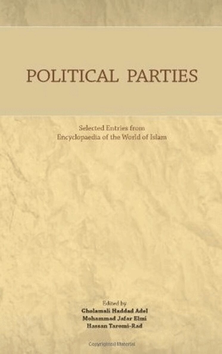 Gholamali Haddad Adel, Mohammad Jafat Elmi, Hassan Taromi-Rad - Political Parties, Häftad