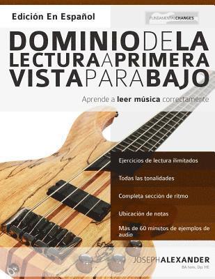 Joseph Alexander - Dominio de la Lectura a Primera Vista Para Bajo: Aprende a Leer M, Häftad