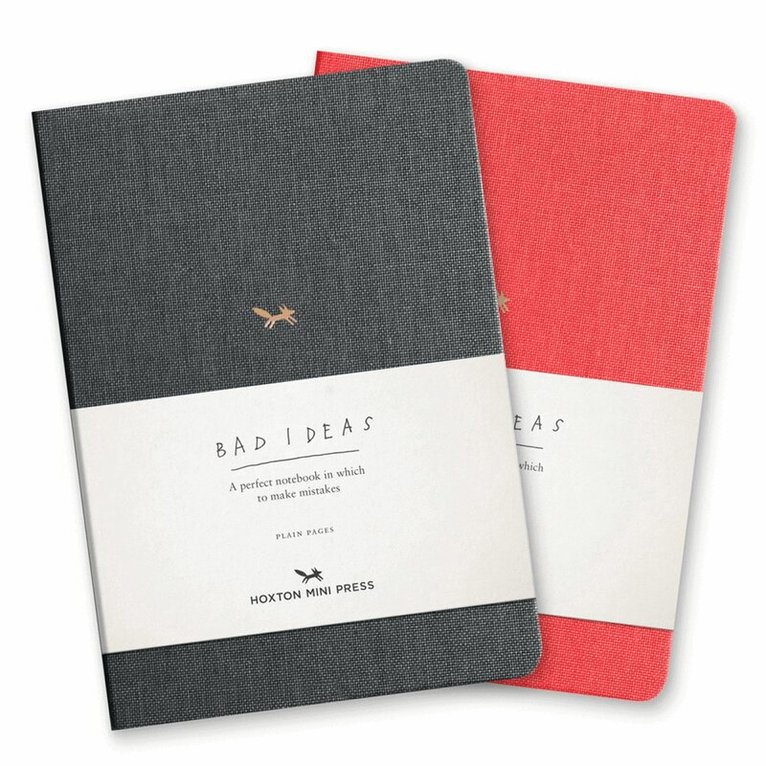 Hoxton Mini Press - Notebook For Bad Ideas - Grey/plain, Övrigt