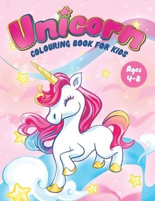 Feel Happy Books - Unicorn Colouring Book for Kids Ages 4-8, Häftad