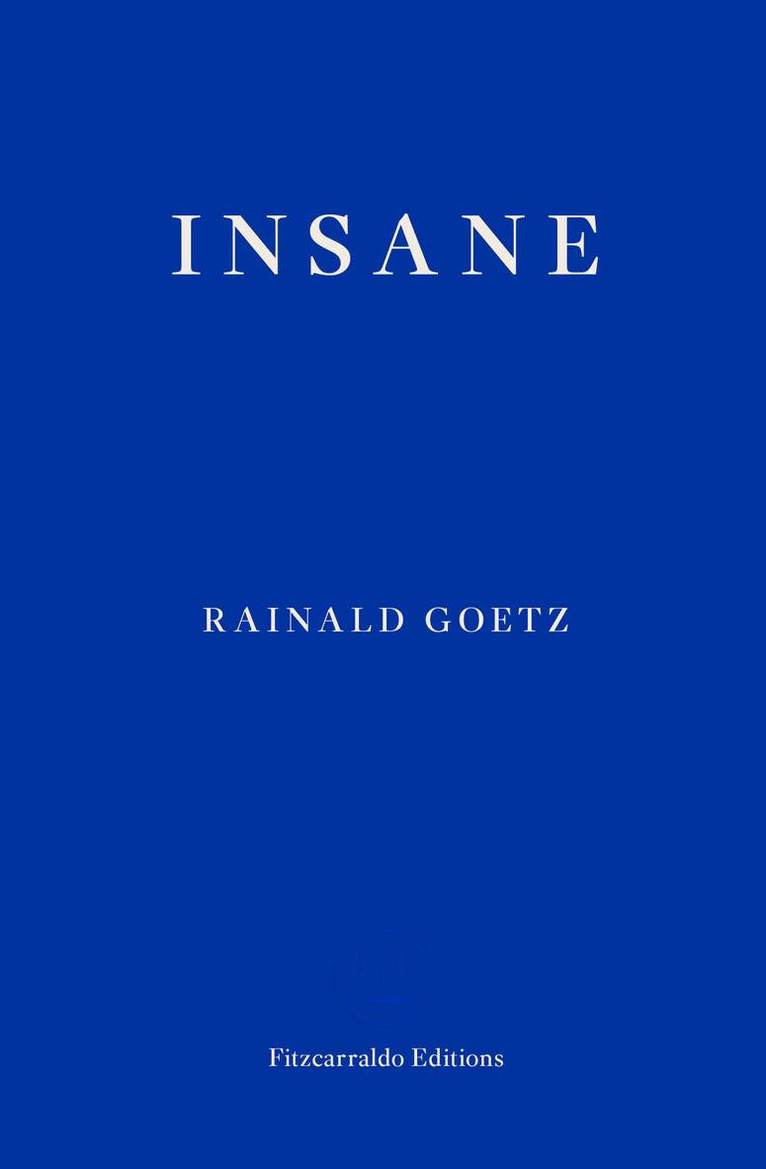Rainald Goetz - Insane, Häftad