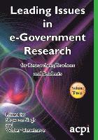 Shawren Singh, Walter Castelnovo - Leading Issues in e-Government Research Volume 2, Häftad