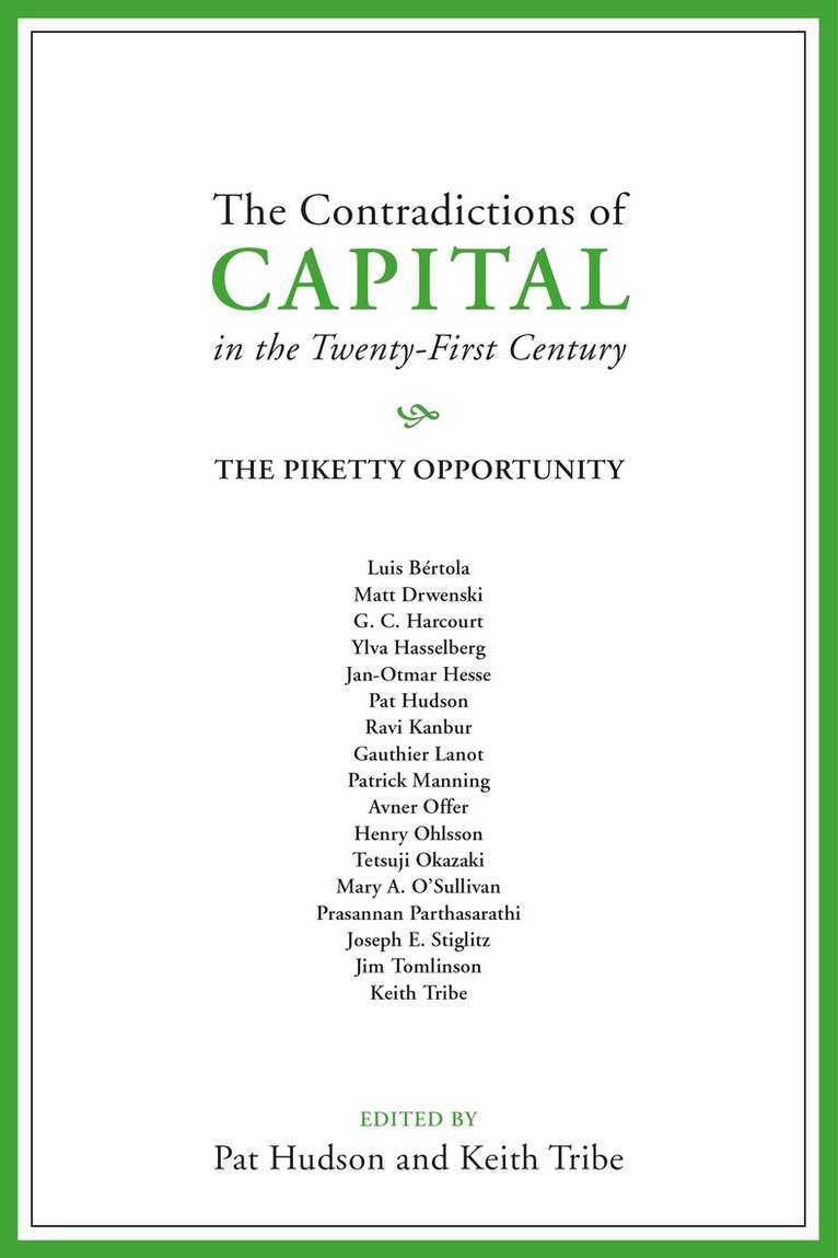 Pat Hudson, Keith Tribe - Contradictions of Capital in the Twenty-First Century, E-bok
