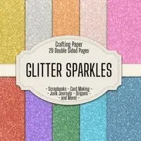 Glitter Sparkles Scrapbook Crafting Paper, Häftad. Tillgänglighet: Lägg i varukorg