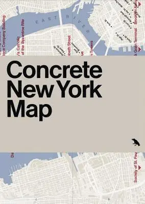 Allison Meier - Concrete New York Map. Tillgänglighet: Lägg i varukorg