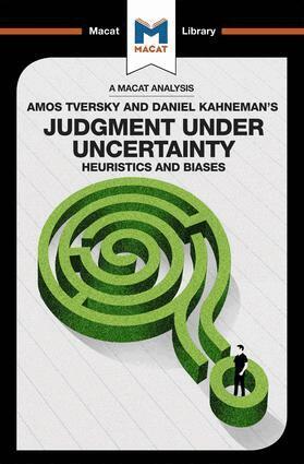 Camille Morvan - Analysis of Amos Tversky and Daniel Kahneman's Judgment under Uncertainty, Häftad