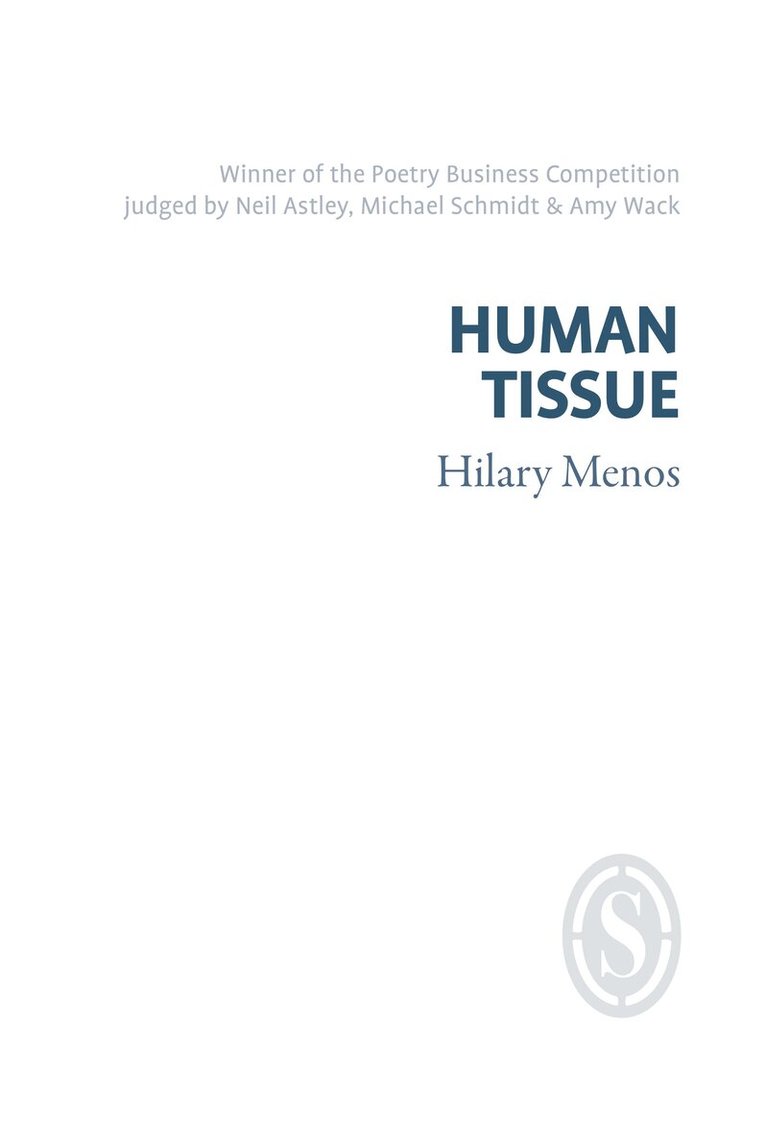 Hilary Menos - Human Tissue, Häftad