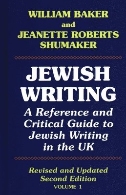 William Baker - Jewish Writing, Inbunden