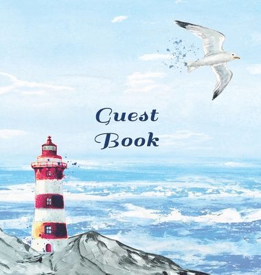 GUEST BOOK FOR VACATION HOME, Visitors Book, Beach House Guest Book, Seaside Retreat Guest Book, Visitor Comments Book., Inbunden