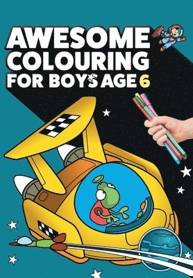 Mickey MacIntyre - Awesome Colouring Book For Boys Age 6, Häftad
