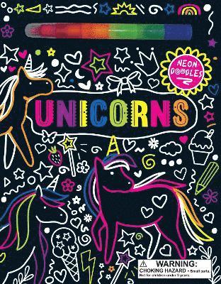 Neon Doodles Book - Unicorn, Häftad