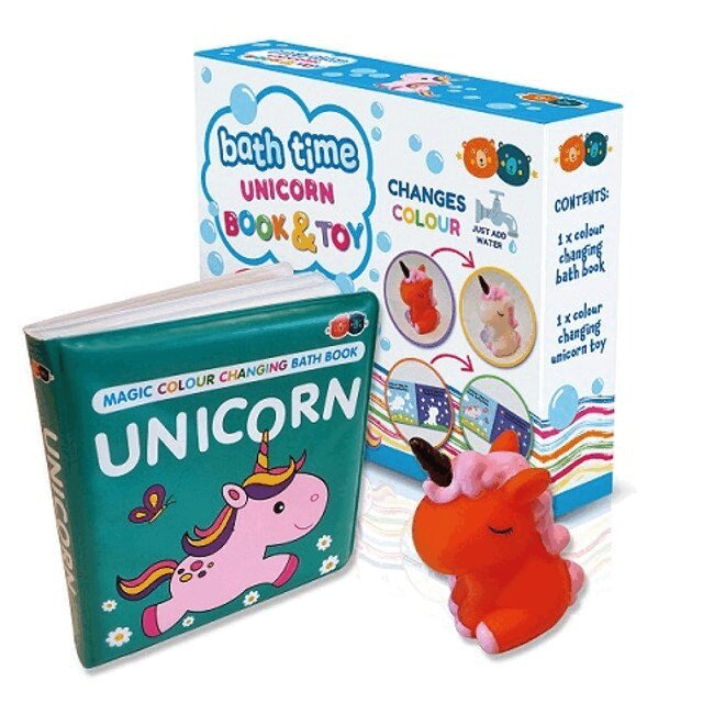 Magic Colour Changing Bath Book & Toy - Unicorn, Häftad