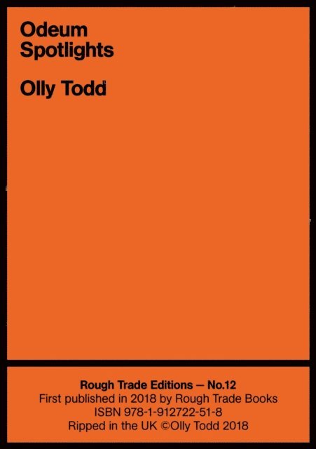 Olly Todd - Odeum Spotlights, E-bok. Tillgänglighet: Lägg i varukorg