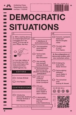 Andreas Birkbak, Irina Papazu - Democratic Situations, Häftad. Tillgänglighet: Lägg i varukorg