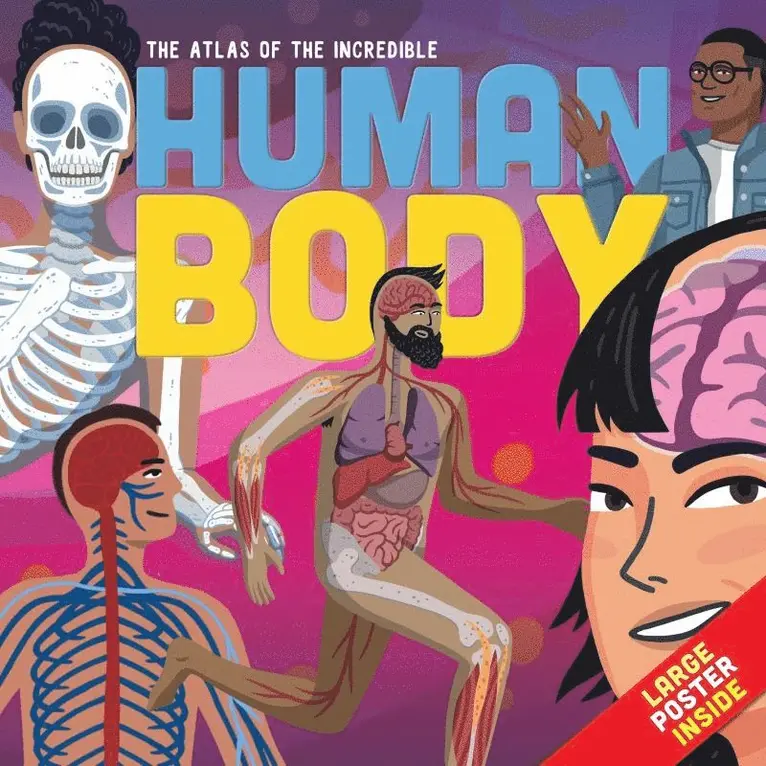 Jamie Collins - ATLAS OF THE INCREDIBLE HUMAN BODY, Inbunden. Tillgänglighet: Lägg i varukorg