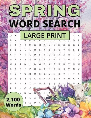 Hearthside Press - Spring Word Search, Häftad