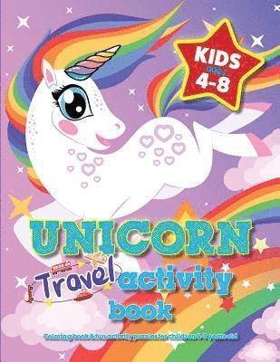 Mickey MacIntyre - Unicorn Travel Activity Book For Kids Ages 4-8, Häftad