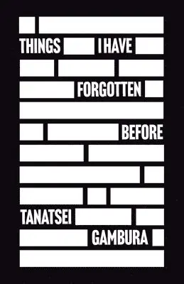 Tanatsei Gambura - Things I Have Forgotten Before, Häftad. Tillgänglighet: Lägg i varukorg