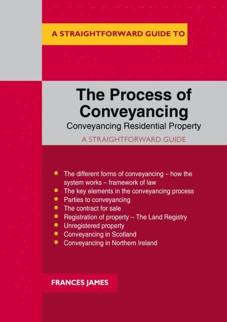 Frances James - Process of Conveyancing, E-bok