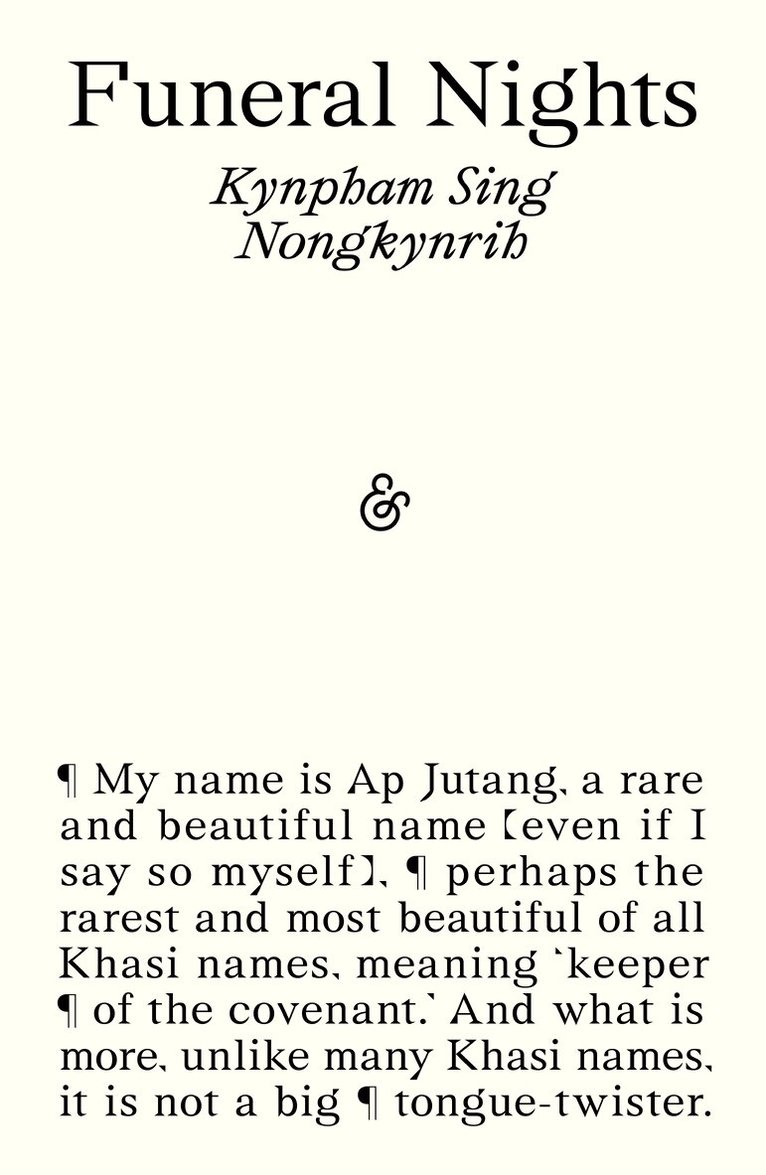 Kynpham Sing Nongkynrih - Funeral Nights, Häftad