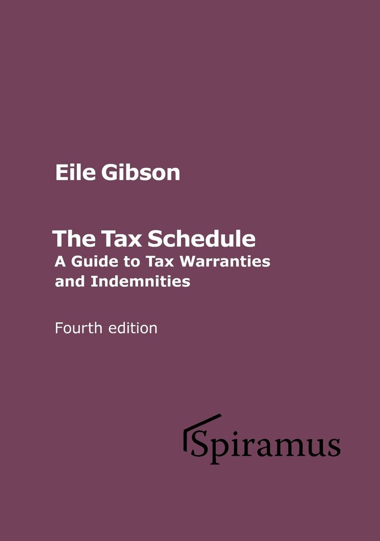 Eile Gibson - Tax Schedule, Inbunden. Tillgänglighet: Lägg i varukorg