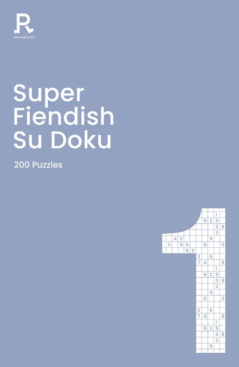 Richardson Puzzles and Games - Super Fiendish Su Doku Book 1, Häftad