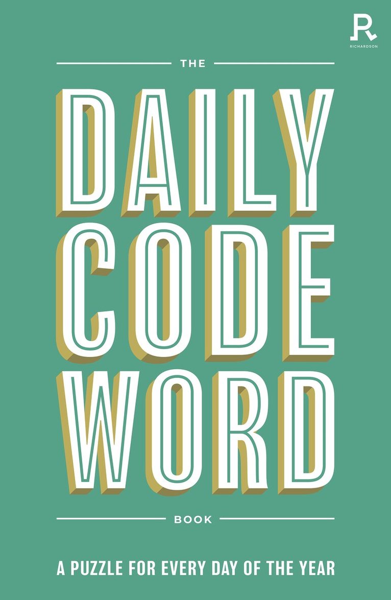 Richardson Puzzles and Games - Daily Codeword Book, Häftad