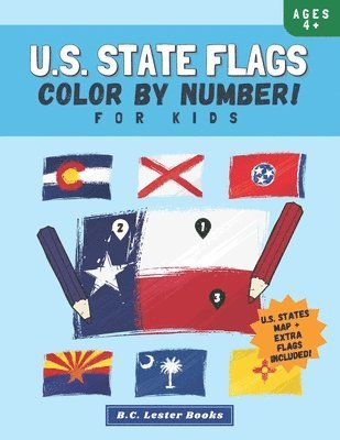 B C Lester Books - U.S. State Flags, Häftad. Tillgänglighet: Lägg i varukorg